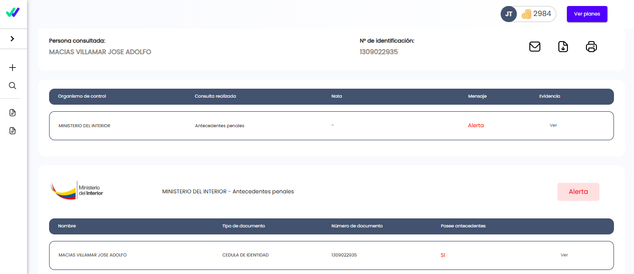 Verificación de antecedentes penales con Ecuachecks